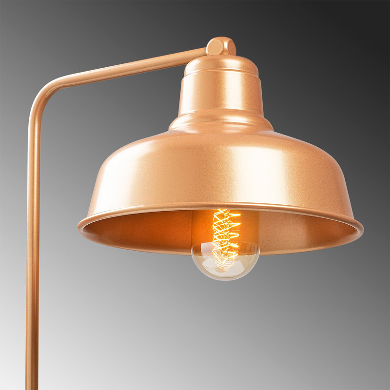 Lampe de bureau 21,65 po Excalibur, Cuivre