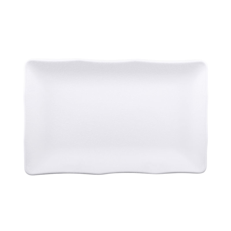 Elite Global Solutions Zen Melamine Platter, White