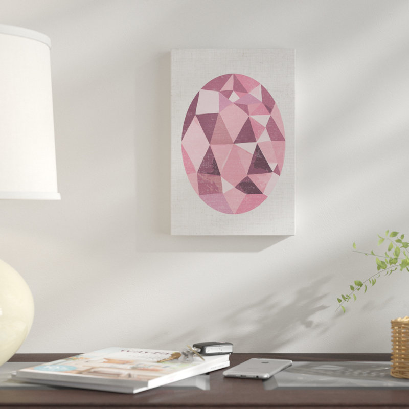 « bijou iv », reproduction d’impression sur toile tendue, H 12 po x l 8 po x P 0,75 po, Toile tendue, Pas de tapis