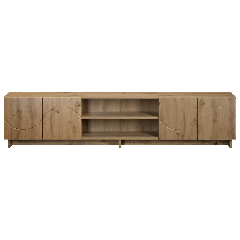 TV Stand, 40cm H x 179.5cm W x 34.5cm D, Artisan Oak