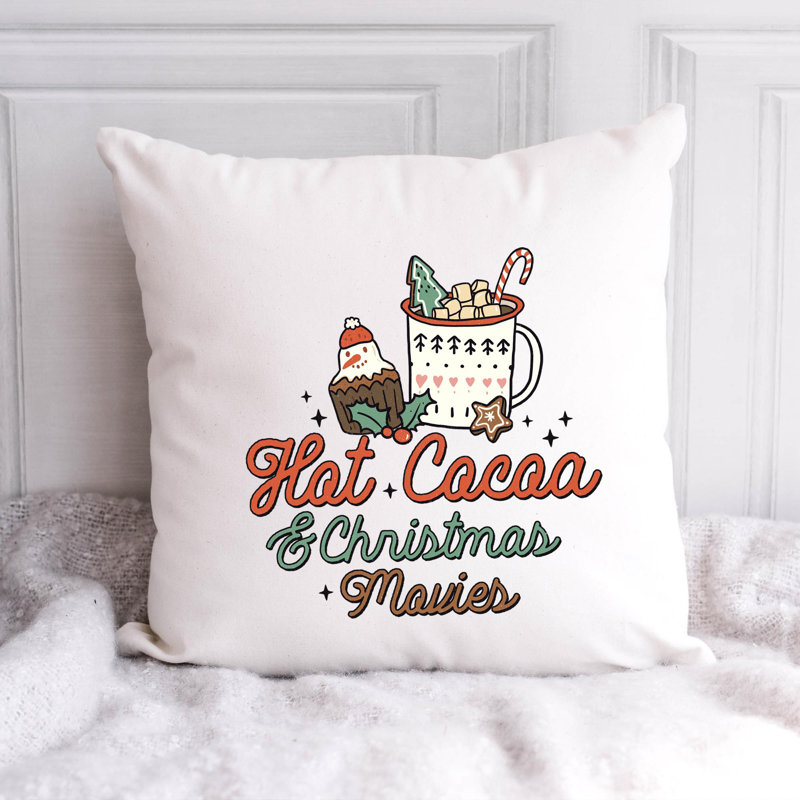 ChristmasPNG_5 Reversible Throw Pillow, 20" x 20"
