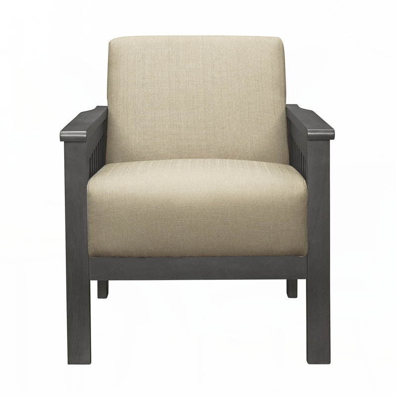 Chaise d'appoint brun clair 1pc