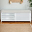 Banc de rangement 43 po patiné avec rangement-1992143309