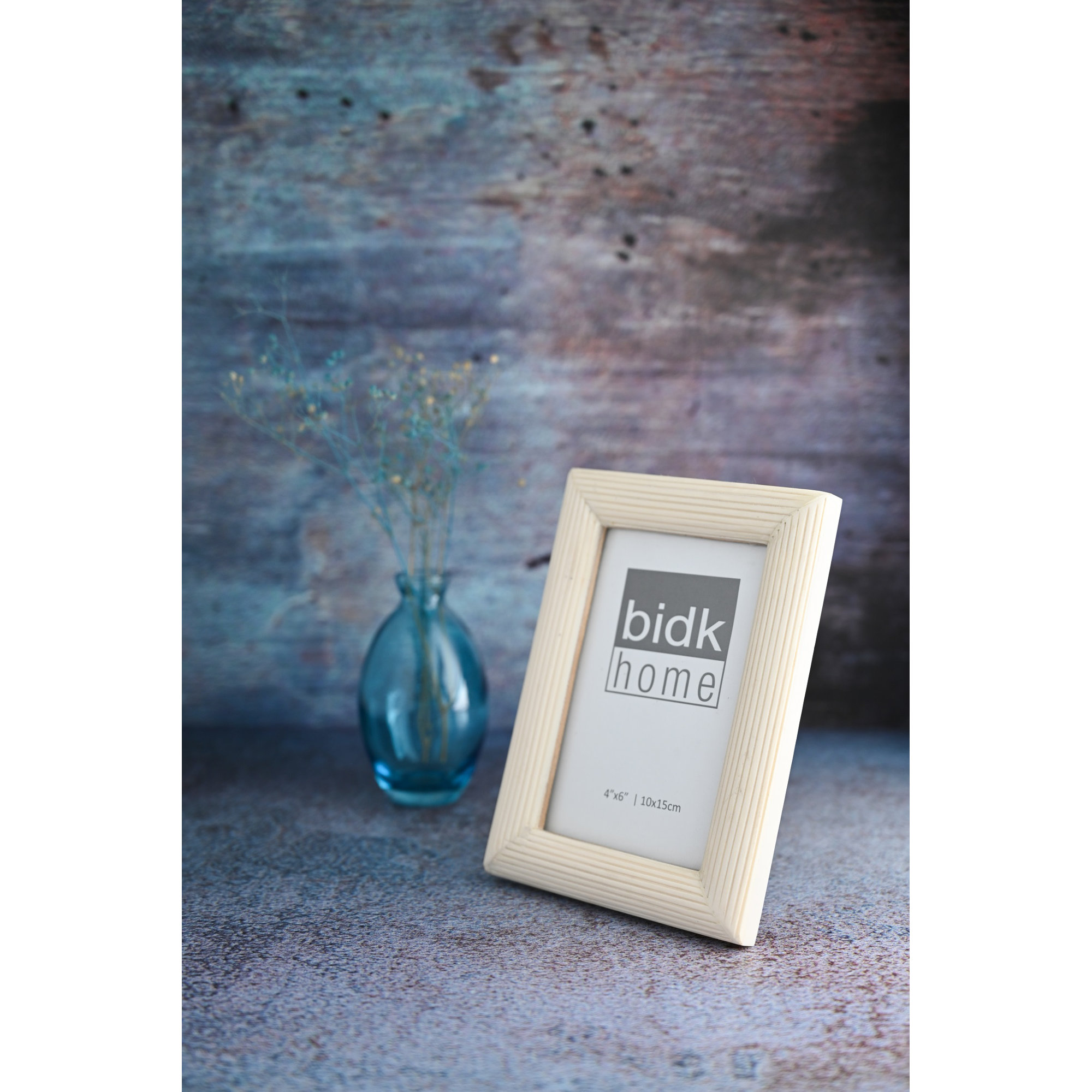 Zuriah Bone Matte Picture Frame, White, 4" x 6"