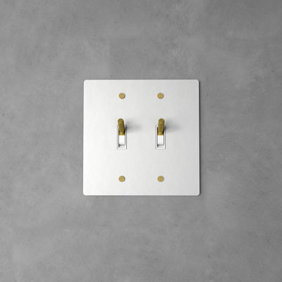 Ozarke Modern Brass Toggle Switch