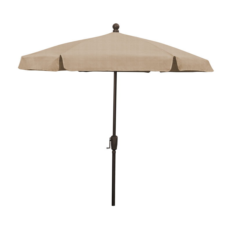 Parasol de marché 7,5 pi Home Garden, Beige, Bronze champagne