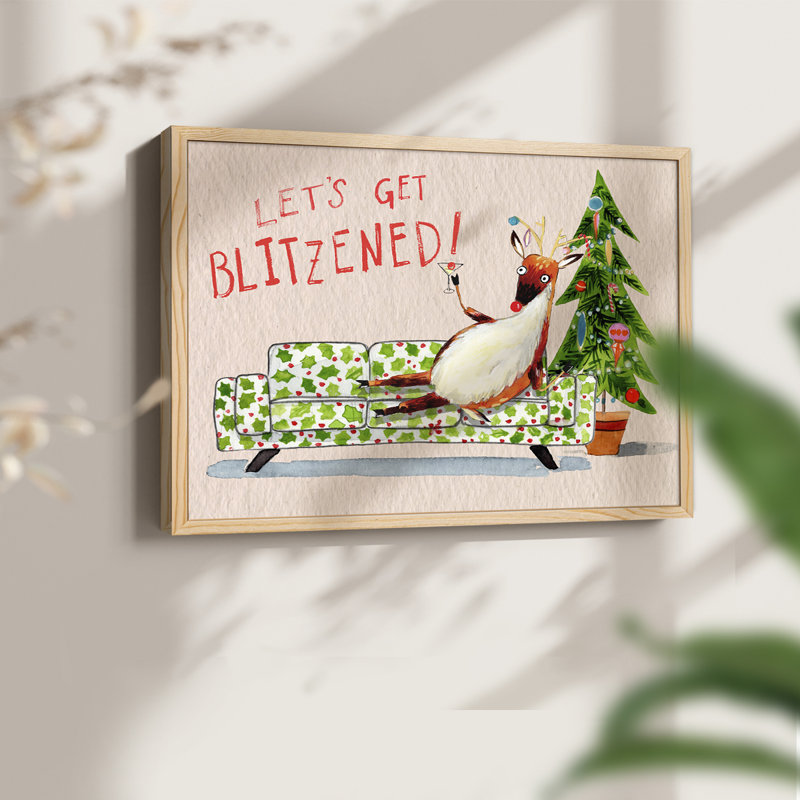 «Get Blitzensible II», reproduction encadrée, H 8 po x l 10 po, Naturel