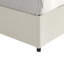 GRANDE PLATE-FORME GRAND LIT DE RANGEMENT EN LIN BEIGE-126672278