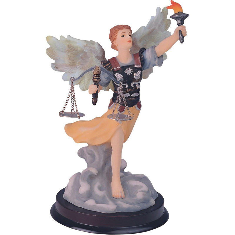 Figurine sarcelle ange de la sagesse 6 "H Archangel Uriel