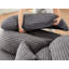 Fauteuil d'appoint surdimensionné avec coussins Bahl-316363574