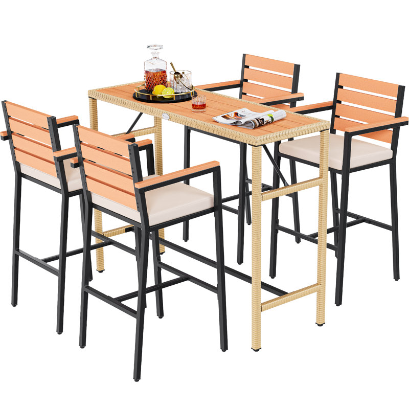 Ensemble de table de bar d'extérieur 5 pièces Latitude Run®, 4