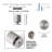 1'' Diameter Cylindrical Knob Multipack-111112516