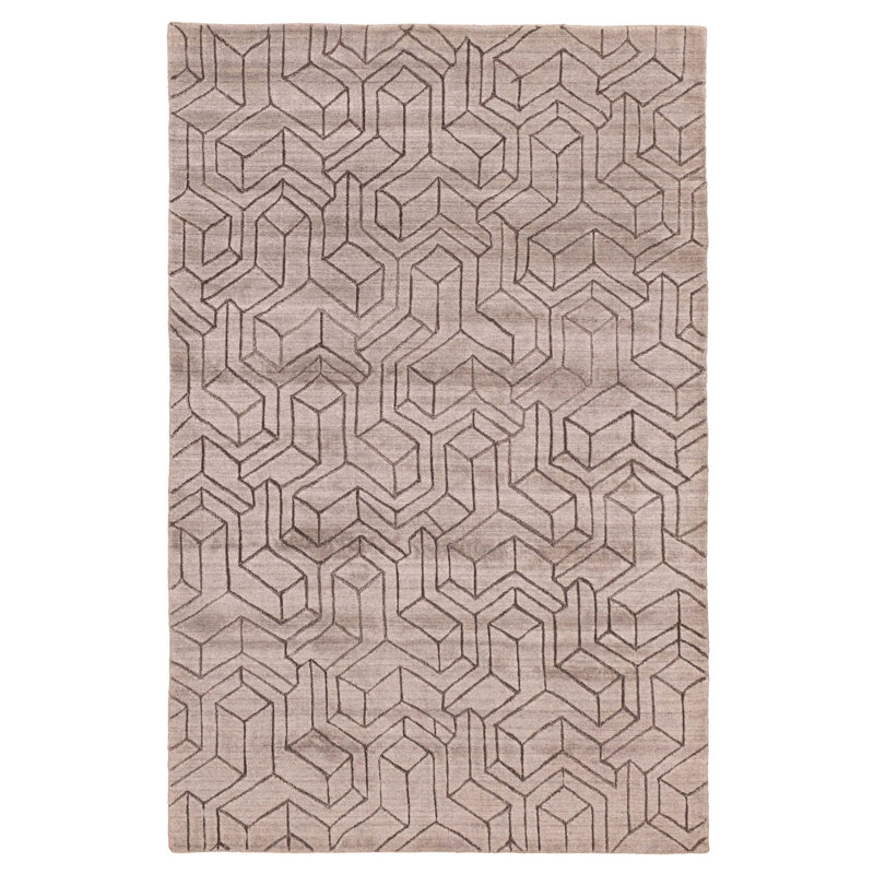 Tapis taupe Destany 5 pi 1 po x 8 pi 3 po