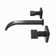 DreamLine Chesapeake 2 in. x 8 in. Wall Mounted Tub Faucet