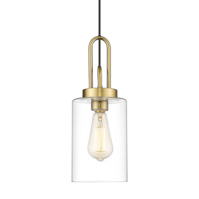 Luminaire suspendu cylindrique à 1 lumière Sandita