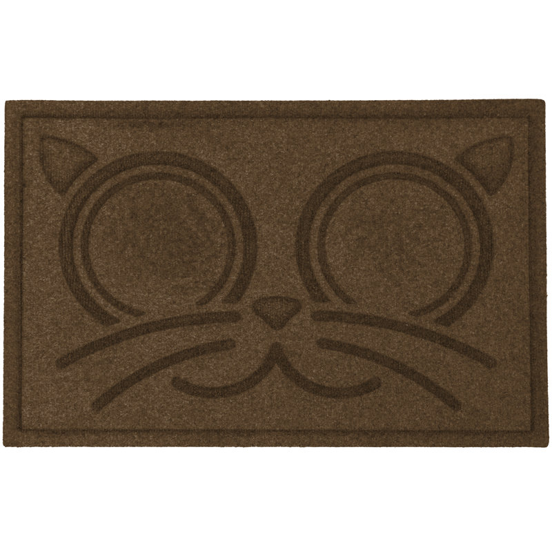 Tapis intérieur pour chat WaterHog® Kitty Face 20 po x 30 po, 20", Pierre bleue