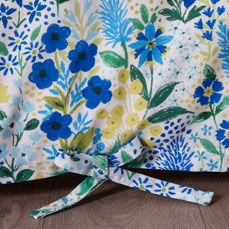 Tilly Floral Reversible Duvet Cover Set, Blue, Kingsize Duvet Cover + 2 Standard Pillowcases