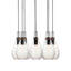 Lustre en forme de larme à 8 lumières avec détails en bois Earth-660283750-659932779-659932780