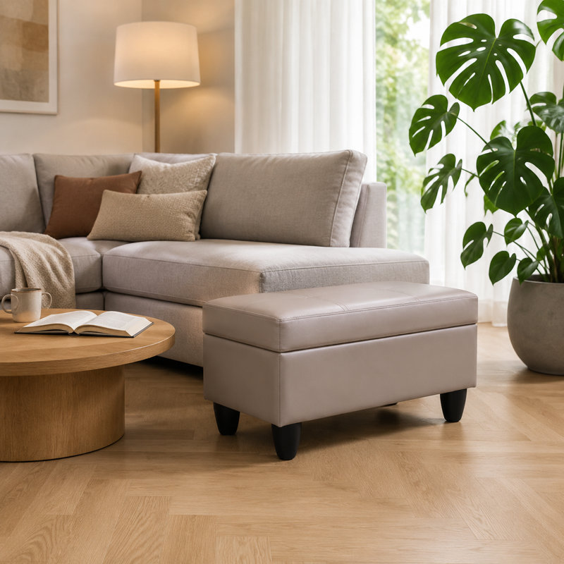 Repose-pieds avec rangement Latte