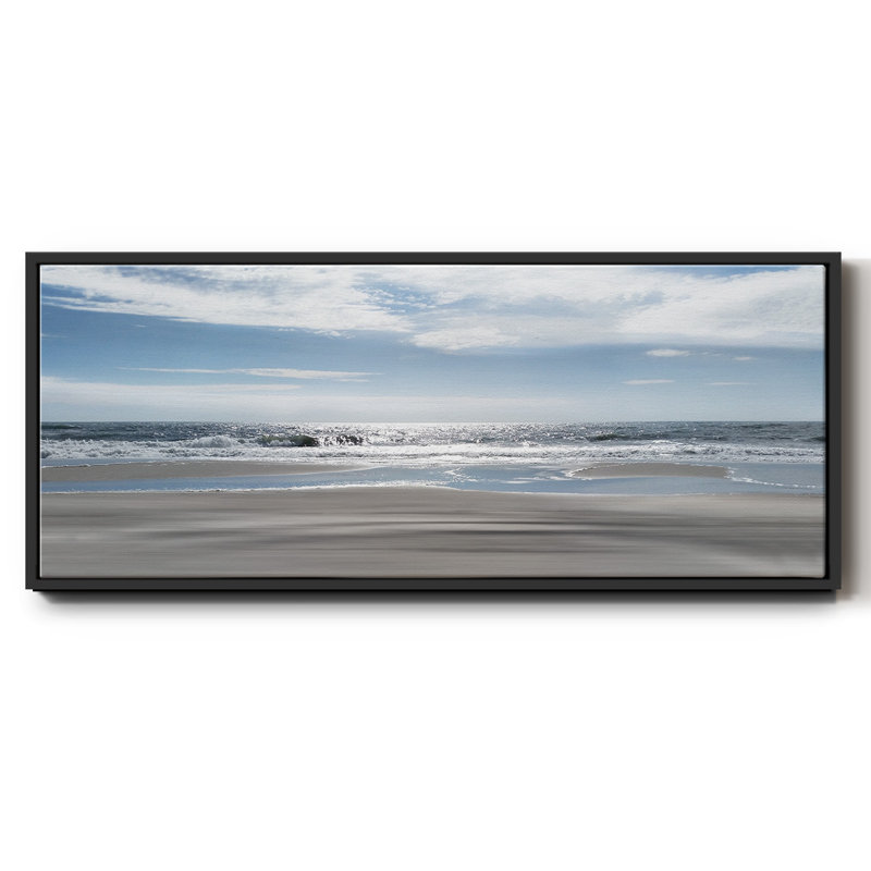 Beach Bliss - toile encadrée, Noir, H 12 po x l 30 po x P 1,5 po