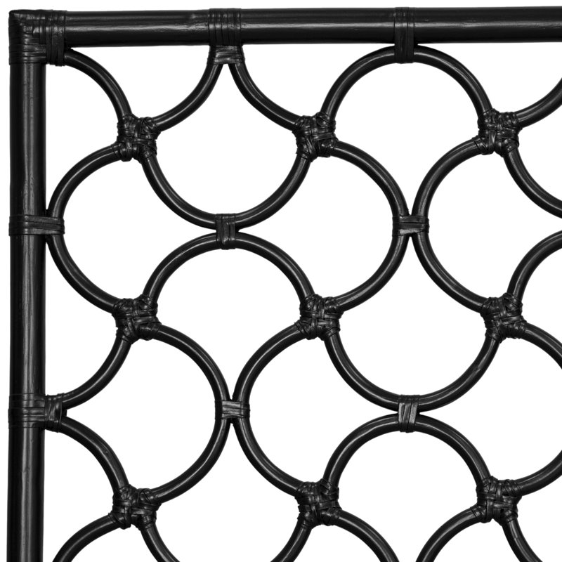 Mar Collection Headboard, Full / Double, Black