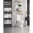 Over The Toilet Storage Rack - Freestanding Over The Toilet Storage Cabinet with Paper Holder & Hooks, Bathroom Organizers and Storage, White, 3 Tiers (61" H)-1280414977