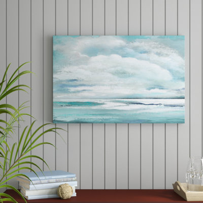 « côtier clouds », impression sur toile tendue