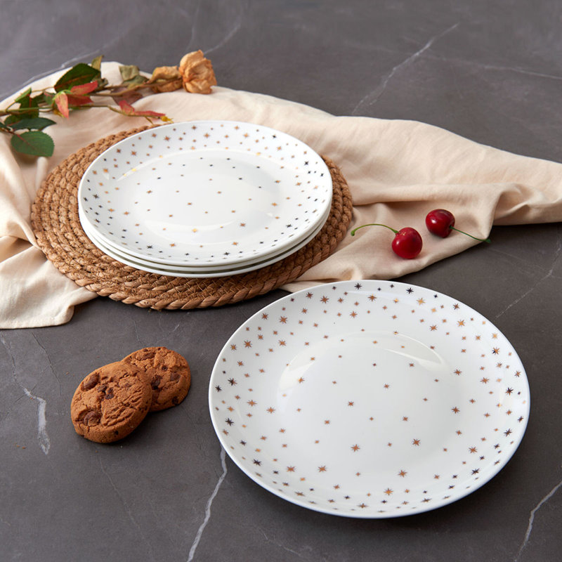 Mikasa Millie Gold 9 in. Salad Plates