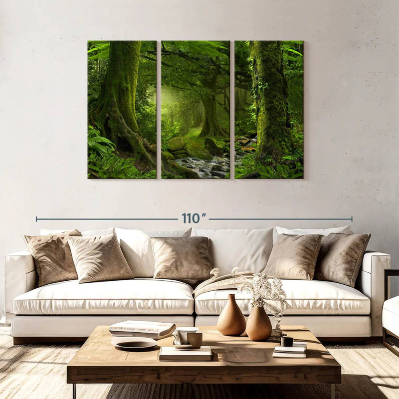 Alvord Nepal Jungle, 48" H x 74" W