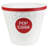 Popcorn Bucket, Plastic Bowl, Red Large
