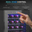 Berhley 86L Undercounter Wine Cooler Fridge with LED Light 32 Bottles