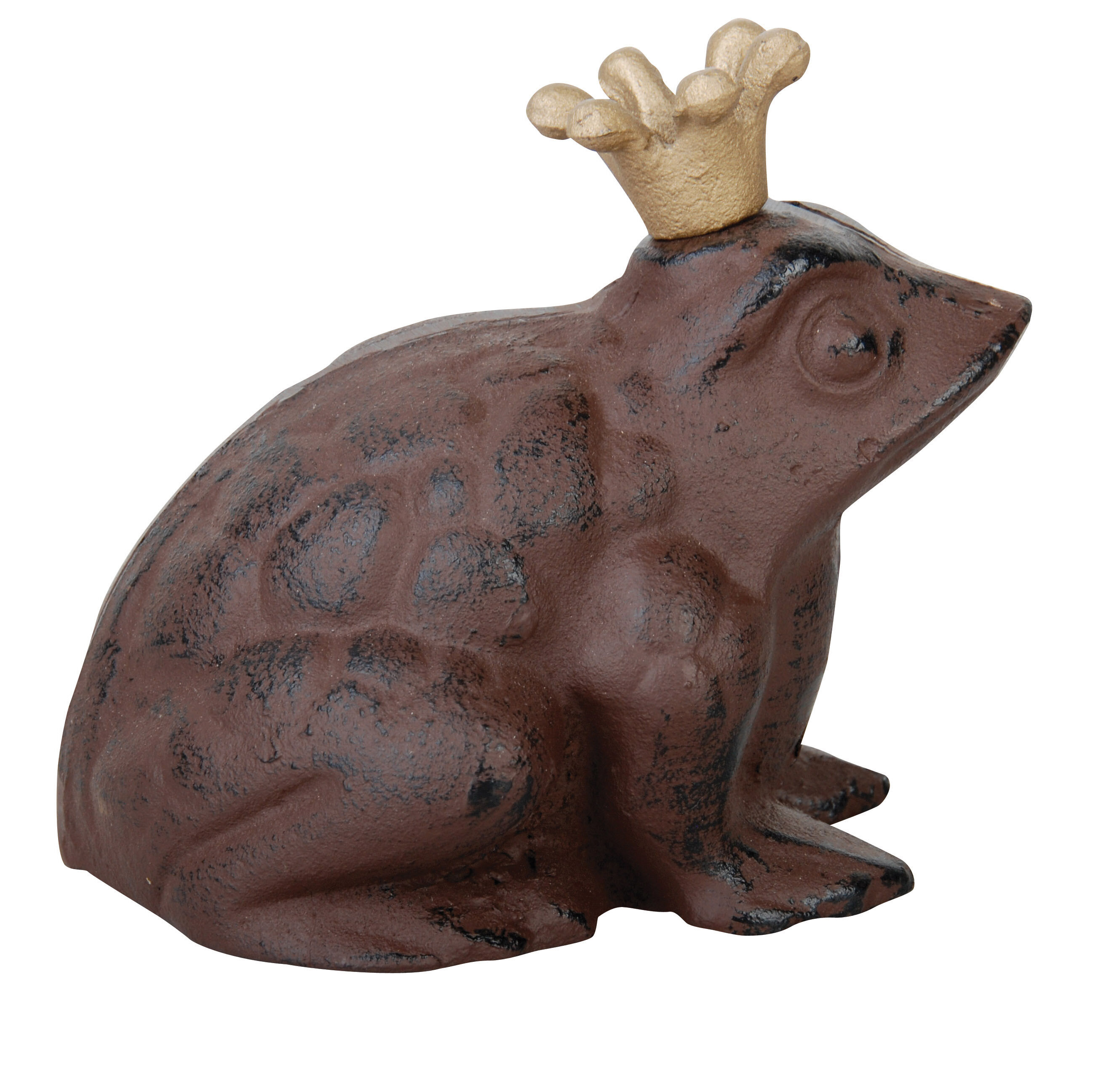 August Grove® Lindale Frog / Toad Metal Garden Statue