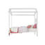 Lit simple blanc Ayssa (lit gigogne non inclus)
