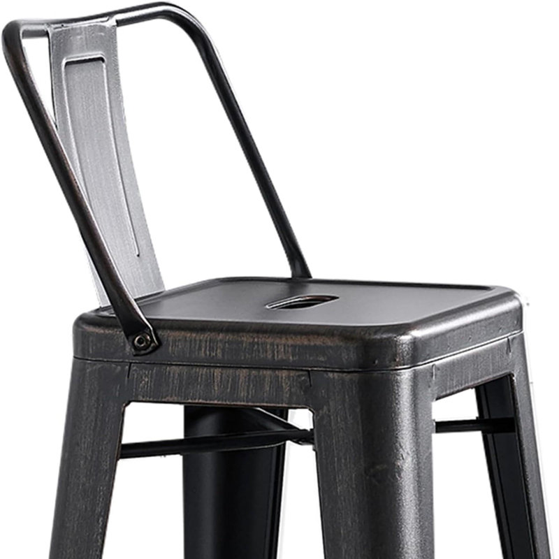 Tabourets de bar modernes et modernes, Noir