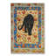 Tapis tissé à imprimé tigre noir Mosso-987882479