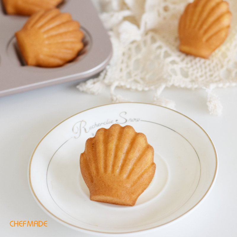 Madeleine Pans For Baking CHEFMADE Madeleine Pan 12-Cavity Non