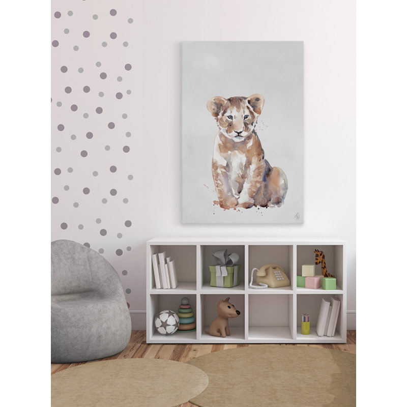 «Foulton Cuddly Baby Cub», reproduction sur toile tendue, H 60 po x l 40po x P 1,5 po