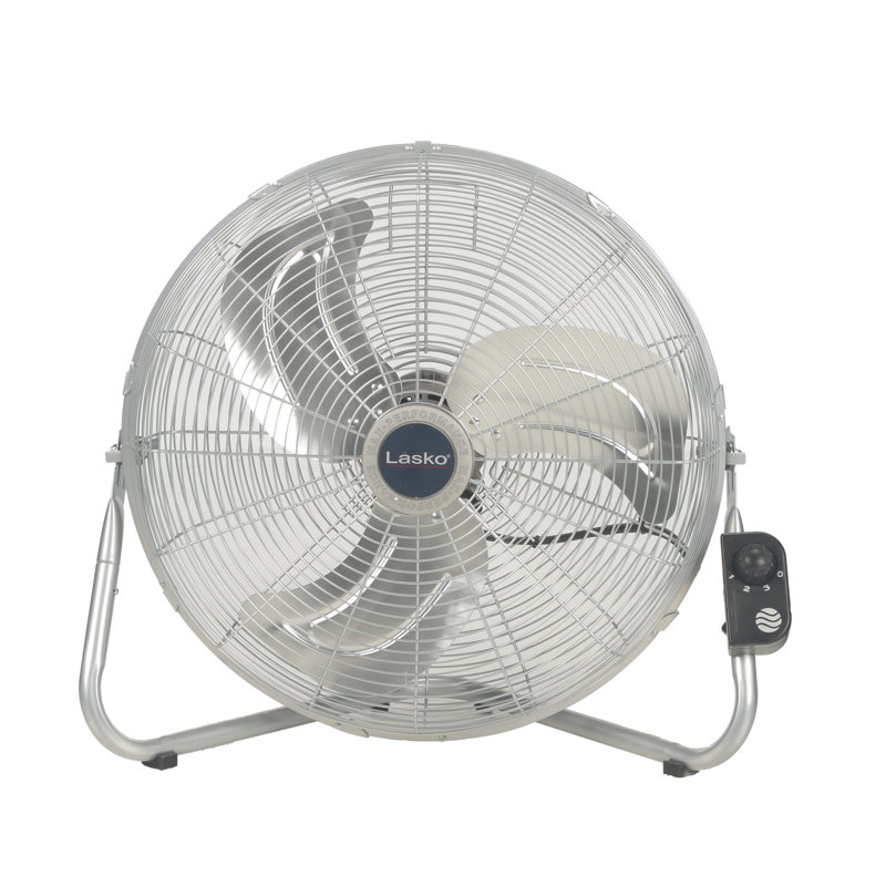 Lasko 20" Floor Fan, Silver