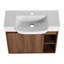 Meuble-lavabo flottant mural avec lavabo vasque Elias
