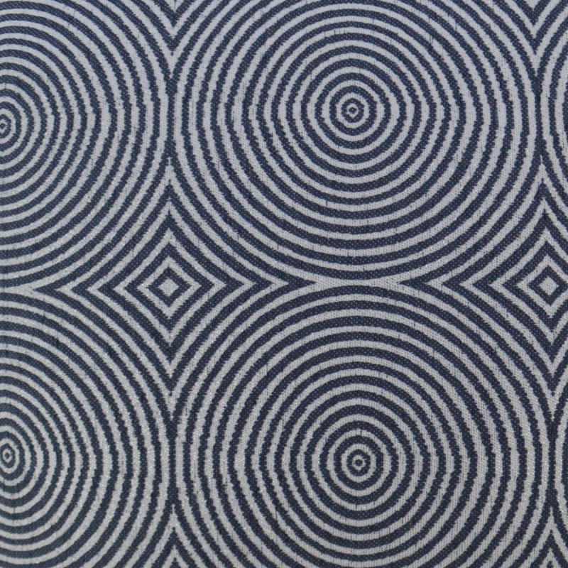 Transform Geometric Reversible Throw Pillow, Indigo, Square 24"