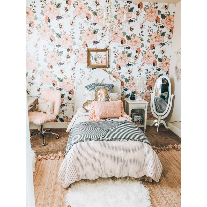 Floral Wallpaper by Teresa Chan Graphics, Non-Pasted