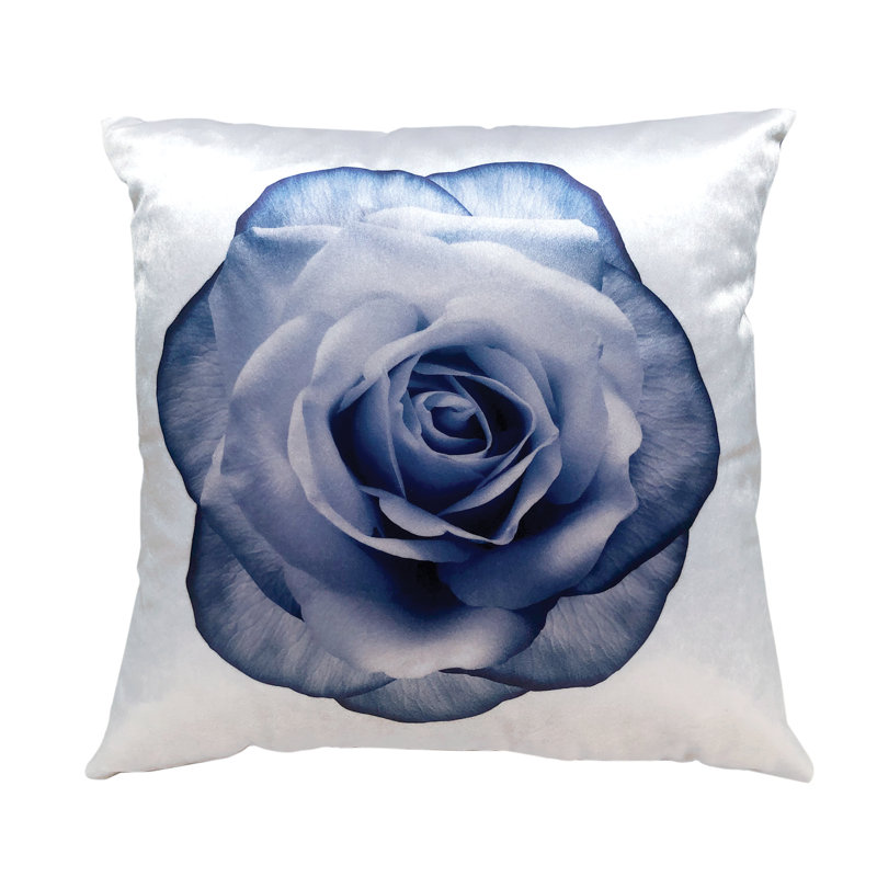 Floral Reversible Throw Pillow