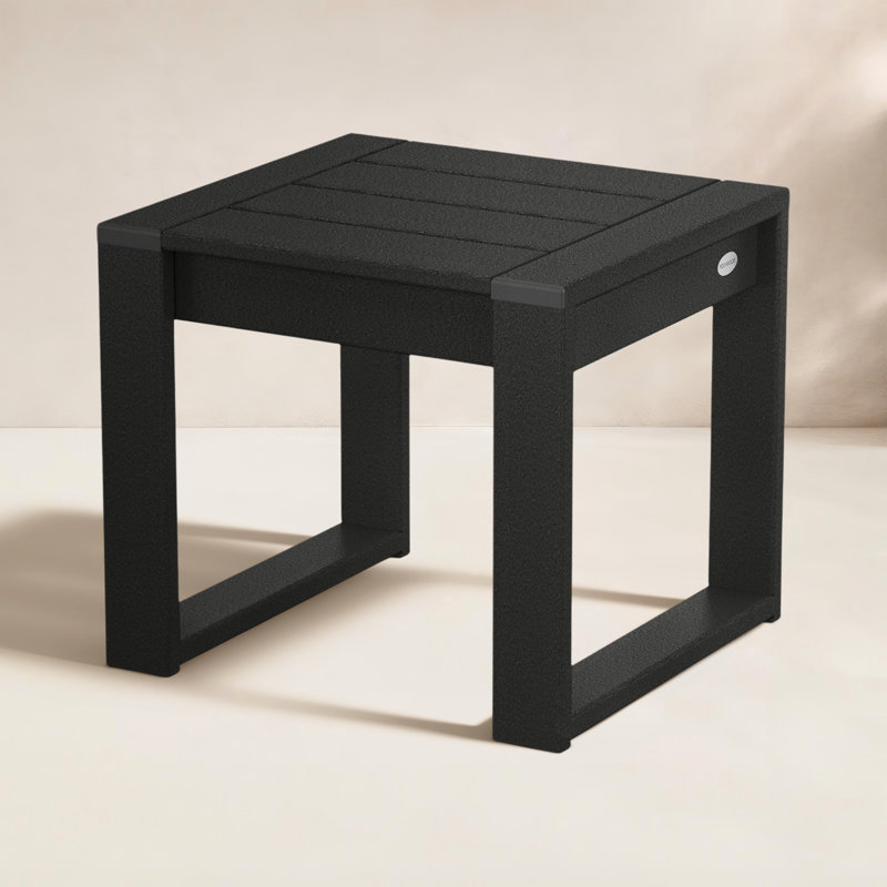 EDGE End Table, Black, 17.5"H x 20"W x 20"L