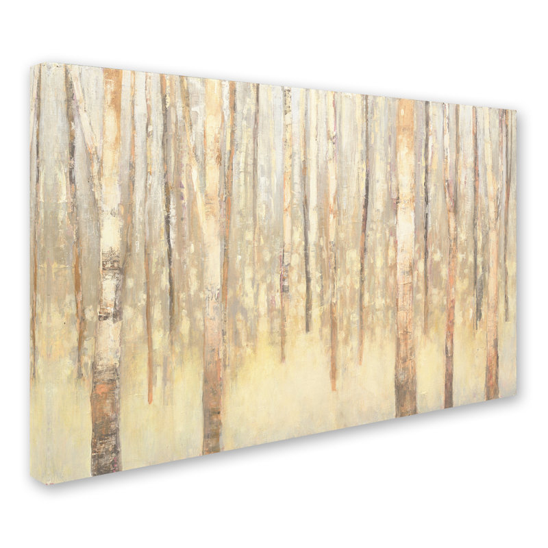 «Birches in Winter», reproduction sur toile tendue, 16 po x 24 po