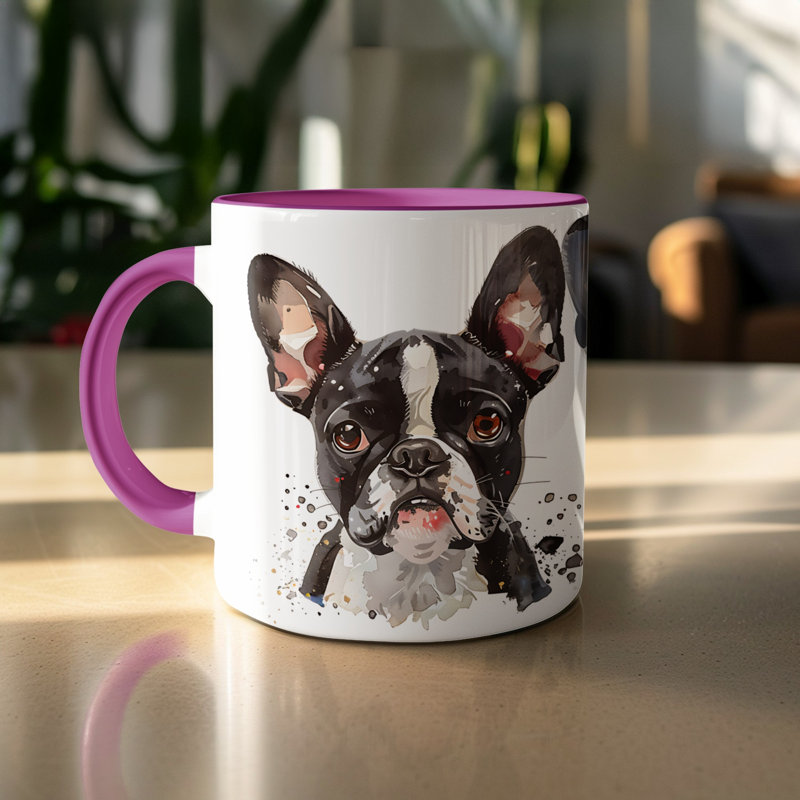 Ceramic Coffee Mug, Purple