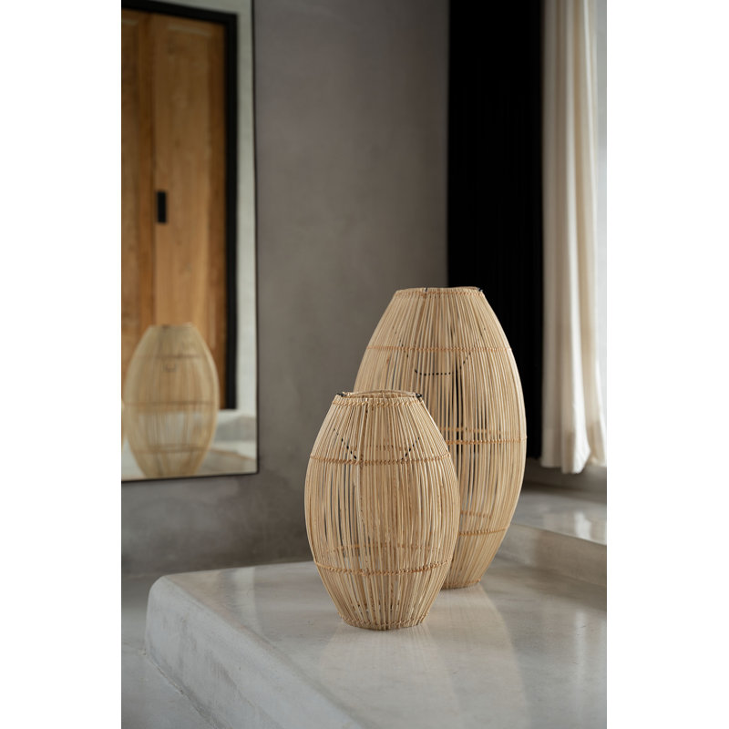 Rattan Novelty Lamp Shade ( Uno ) in Natural, 59" H x 35" W x 35" D