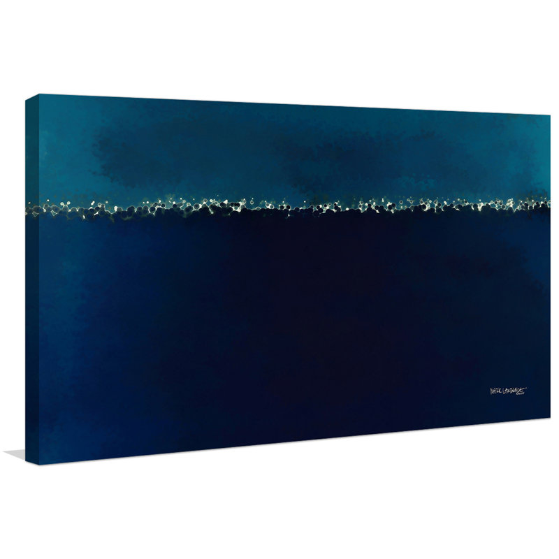 «The Face of the Waters. Genèse 1: 2 ', impression, H 24 po x l 40 po x P 1,5 po, Toile tendue