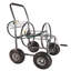 Porte-boyau d'arrosage à 4 roues avec panier de rangement Support de boyau d'arrosage robuste résistant à la rouille-124900009