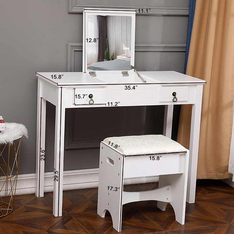 Dressing Table with Mirror