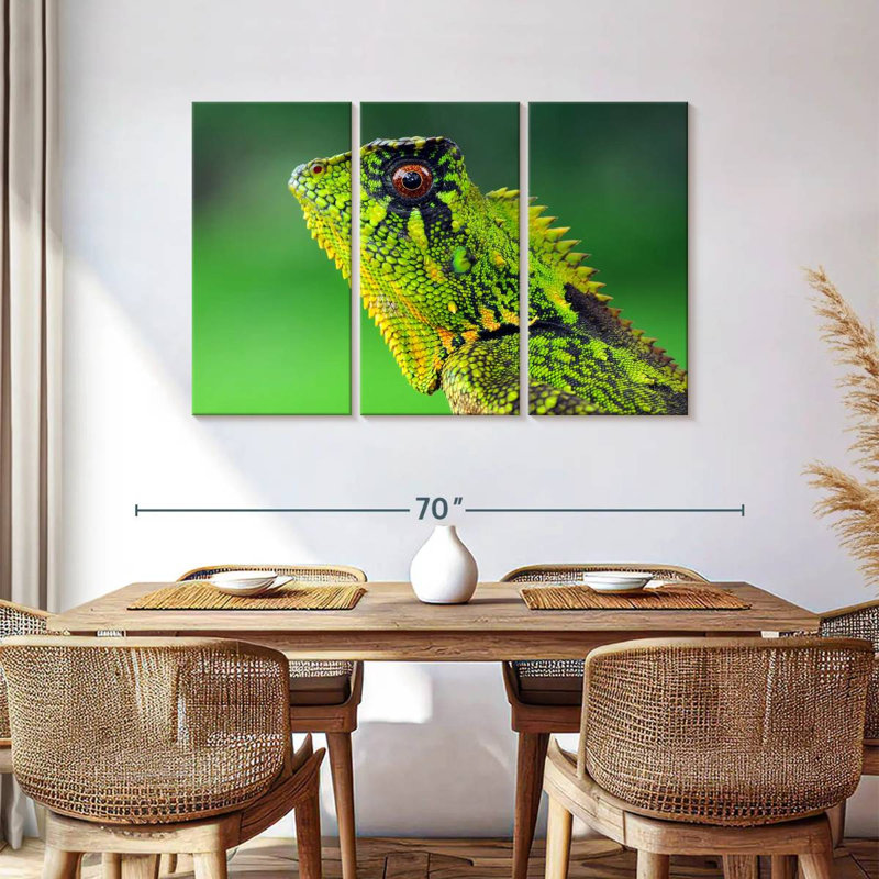 Brampt Exotic Lizard, 36" H x 57" W